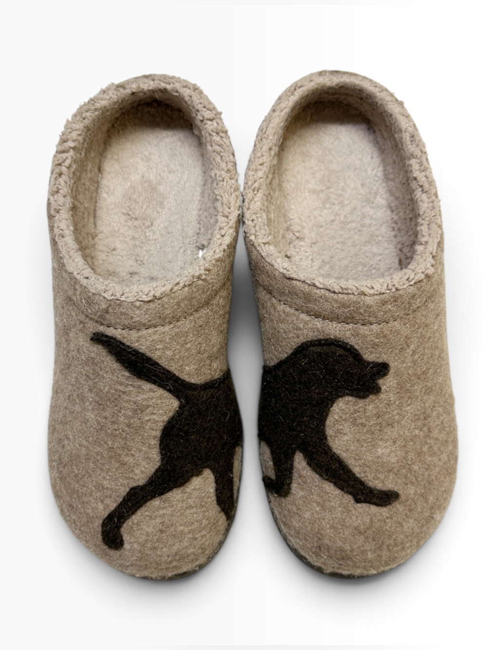 L.L. Bean Women’s Daybreak Scuffs Motif in Taupe/Chocolate Dog Size 8